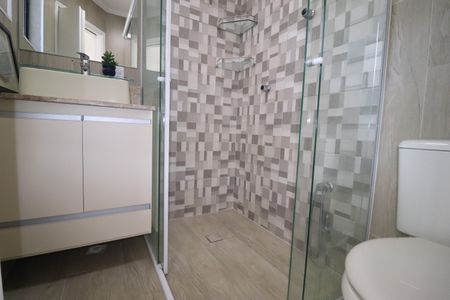 Apartamento à venda com 85m², 3 quartos e 2 vagasBanheiro Quarto 1 suíte