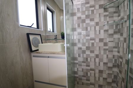 Apartamento à venda com 85m², 3 quartos e 2 vagasBanheiro Quarto 1 suíte