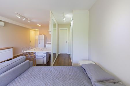 Quarto de apartamento à venda com 1 quarto, 53m² em Brooklin, São Paulo
