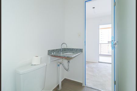 Banheiro de kitnet/studio à venda com 1 quarto, 26m² em Belenzinho, São Paulo