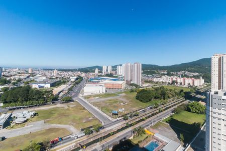 Vista da Varanda de kitnet/studio para alugar com 1 quarto, 40m² em Vila Mogilar, Mogi das Cruzes