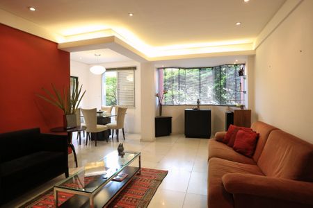 Sala de apartamento à venda com 2 quartos, 87m² em Santo Antônio, Belo Horizonte