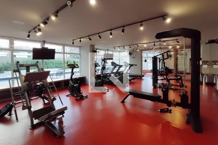 Studio para alugar com 34m², 1 quarto e 1 vaga Studio para alugar com 34m², 1 quarto e 1 vagaÁrea comum - Academia