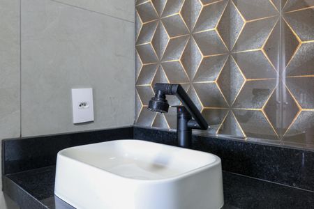 Apartamento para alugar com 26m², 1 quarto e sem vaga Apartamento para alugar com 26m², 1 quarto e sem vagaBanheiro da Suíte