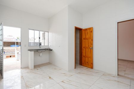 Cozinha de apartamento para alugar com 1 quarto, 49m² em Jardim Sao Salvador, Taboão da Serra