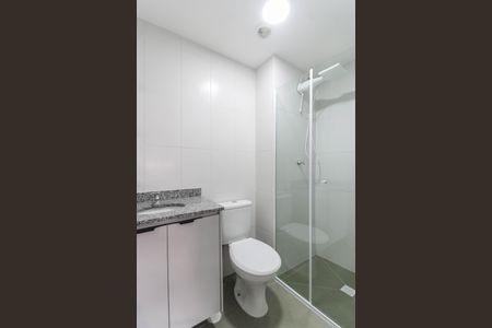 Apartamento para alugar com 27m², 1 quarto e sem vaga Apartamento para alugar com 27m², 1 quarto e sem vagaBanheiro da Suíte