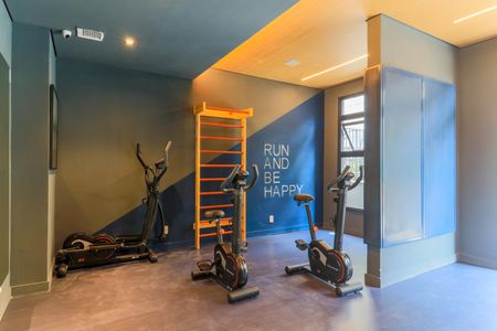 Apartamento para alugar com 27m², 1 quarto e sem vaga Apartamento para alugar com 27m², 1 quarto e sem vagaÁrea comum - Academia