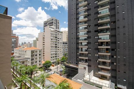 Vista de kitnet/studio para alugar com 1 quarto, 31m² em Cerqueira César, São Paulo