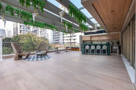 Studio para alugar com 31m², 1 quarto e sem vaga Studio para alugar com 31m², 1 quarto e sem vagaÁrea Comum - Espaço Gourmet