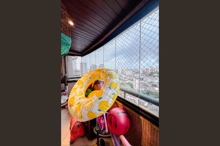 Varanda da Sala de apartamento à venda com 4 quartos, 122m² em Vila Prudente, São Paulo