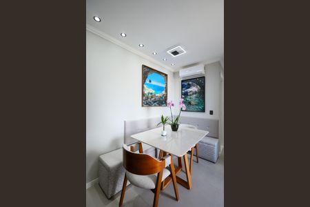 Sala de estar - Sala de jantar de apartamento à venda com 2 quartos, 47m² em Campininha, São Paulo