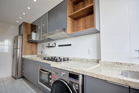 Cozinha de apartamento para alugar com 2 quartos, 55m² em Santo Antônio, São José dos Pinhais