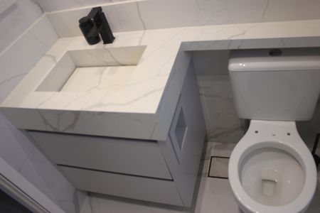 Apartamento para alugar com 106m², 3 quartos e 2 vagasBanheiro da Suíte 1