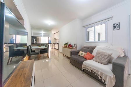 Sala de apartamento à venda com 3 quartos, 100m² em Vila Alice, Santo André