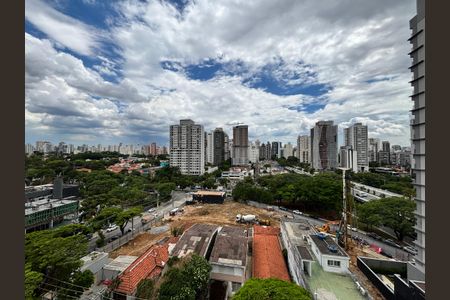 Vista de apartamento para alugar com 1 quarto, 27m² em Moema, São Paulo