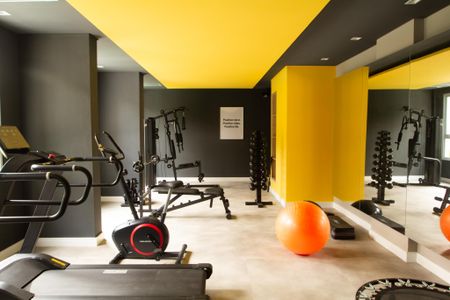 Apartamento para alugar com 27m², 1 quarto e sem vaga Apartamento para alugar com 27m², 1 quarto e sem vagaÁrea comum - Academia