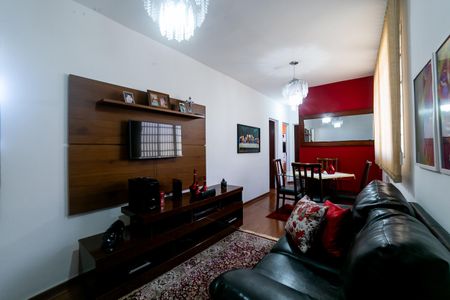 Sala de apartamento à venda com 3 quartos, 53m² em Sagrada Família, Belo Horizonte