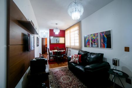 Sala de apartamento à venda com 3 quartos, 53m² em Sagrada Família, Belo Horizonte