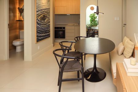 Sala de apartamento para alugar com 1 quarto, 53m² em Brotas, Salvador