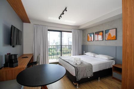 Studio de kitnet/studio para alugar com 1 quarto, 25m² em Pinheiros, São Paulo