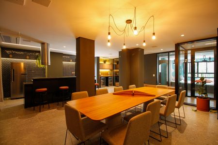 Studio à venda com 25m², 1 quarto e sem vagaÁrea Comum - Espaço Gourmet