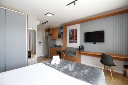 Studio de kitnet/studio para alugar com 1 quarto, 25m² em Pinheiros, São Paulo