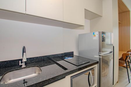 Studio para alugar com 25m², 1 quarto e 1 vaga Studio para alugar com 25m², 1 quarto e 1 vagaCozinha