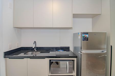 Studio para alugar com 25m², 1 quarto e 1 vaga Studio para alugar com 25m², 1 quarto e 1 vagaCozinha