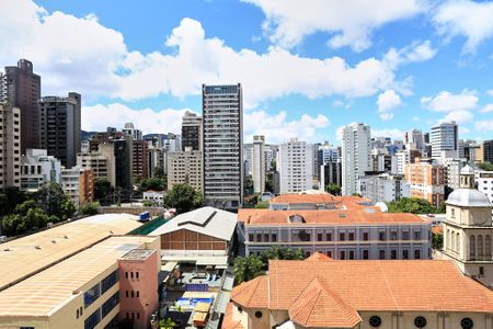 Vista da Varanda de apartamento para alugar com 1 quarto, 51m² em Funcionários, Belo Horizonte