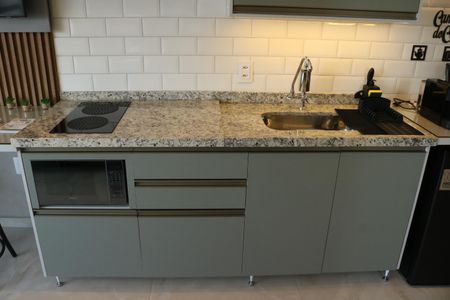 Studio à venda com 27m², 1 quarto e sem vagaCozinha