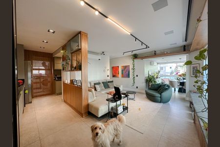 Sala/Cozinha de apartamento para alugar com 3 quartos, 133m² em Perdizes, São Paulo