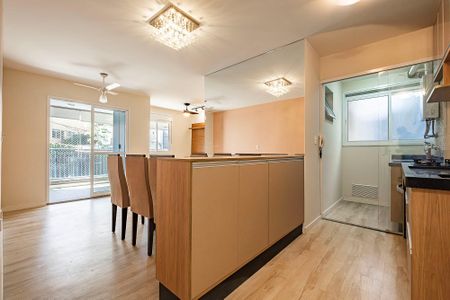 Sala/Cozinha de apartamento para alugar com 2 quartos, 68m² em Vila Anglo Brasileira, São Paulo
