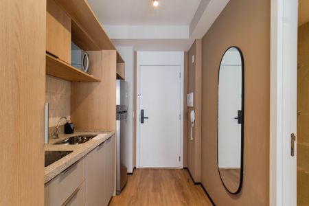 Studio à venda com 27m², 1 quarto e sem vagaCozinha