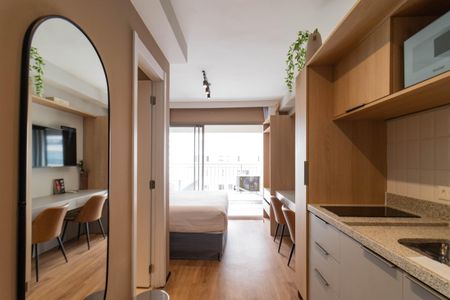 Studio à venda com 27m², 1 quarto e sem vagaCozinha