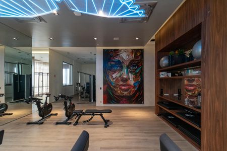 Studio à venda com 27m², 1 quarto e sem vagaAcademia