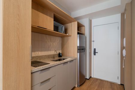 Studio à venda com 27m², 1 quarto e sem vagaCozinha