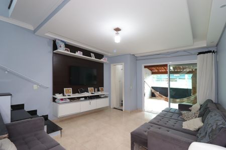 Sala de casa à venda com 3 quartos, 152m² em Vila Bela Vista, Santo André