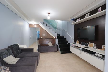 Sala de casa à venda com 3 quartos, 152m² em Vila Bela Vista, Santo André