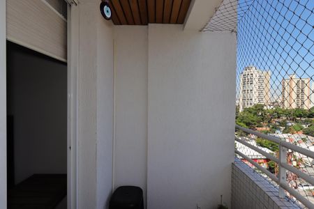 Varanda da Sala de apartamento à venda com 1 quarto, 57m² em Jardim, Santo André