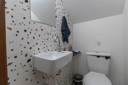 Lavabo de casa de condomínio à venda com 2 quartos, 123m² em Vila Alpina, São Paulo