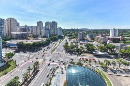 Varanda - Vista de kitnet/studio à venda com 1 quarto, 26m² em Jardim das Acacias, São Paulo