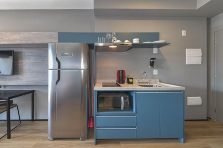 Studio à venda com 26m², 1 quarto e sem vagaCozinha