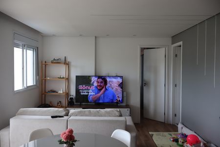 Sala  de apartamento à venda com 1 quarto, 47m² em Vila Galvão, Guarulhos