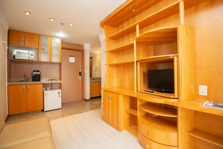 Sala de apartamento para alugar com 1 quarto, 38m² em Asa Norte, Brasília