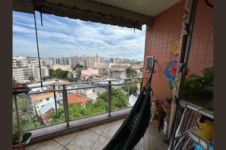 Varanda da Sala de apartamento à venda com 3 quartos, 115m² em Cachambi, Rio de Janeiro