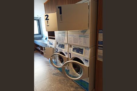 Studio para alugar com 25m², 1 quarto e sem vagaLavanderia Coletiva