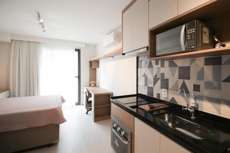 Studio de kitnet/studio para alugar com 1 quarto, 25m² em Vila Olímpia, São Paulo