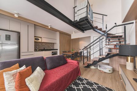 Sala de apartamento à venda com 2 quartos, 82m² em Cidade Monções, São Paulo