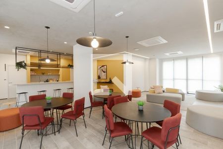 Studio para alugar com 25m², 1 quarto e sem vagasalão de festas