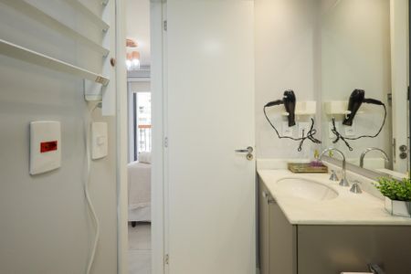 Studio para alugar com 25m², 1 quarto e sem vagaBanheiro Social